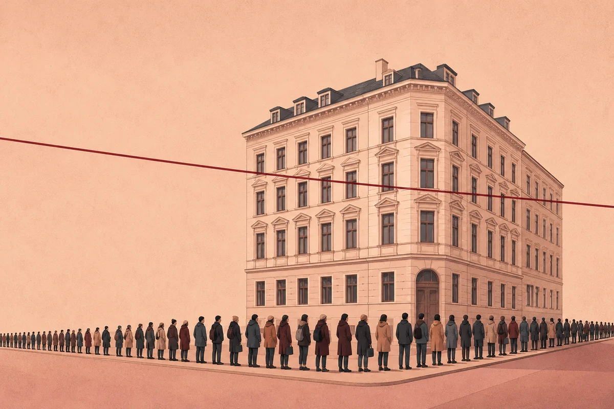 Editoriale Illustration zum Berliner Mietmarkt